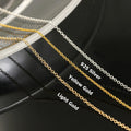 No Fade 14K Gold Filled Dense Round Cross Cable Chain Bulk for Jewelry Making Bracelet Necklace