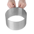 6 - 12 Inch Adjustable Round Stainless Steel Cake Mold Mousse Ring