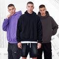 Custom Double-layered Winter Eco-Friendly Heavy Stringless Oversize Turtleneck Fleece Hoodies Cotton Unisex Hoody