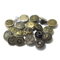 Eco-Friendly Nickel Free Jeans Button Rivet Brass Metal Fastener for Sustainable Denim Fashion Clothing Accessories