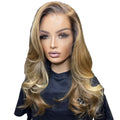 Charming 6x6 HD Closure Wig Glueless Human Hair Wig 13*4 HD Lace Frontal  Highlight Straight Natural Wave 4C Hairlined Body Wave