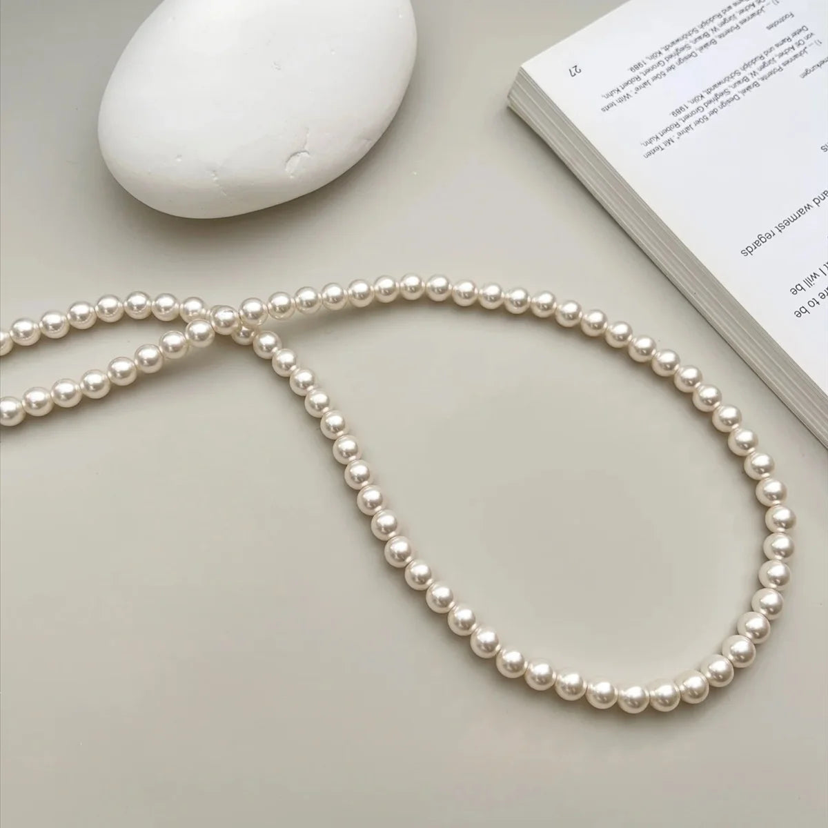 French Exquisite Niche Temperament Multi-Layer Winding Pearl Clavicle Chain Lady Girl Fashion Jewelry Necklaces