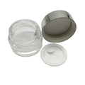 Luxury Empty OEM Cosmetic Containers Biodegradable Cosmetic Packaging Glass Cream Jar With Gold Lid