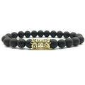 2026 New Wholesale Men Custom Fashion Handmade Bracelets Jewelry Zircon Crown Natural Lava Stones Bead Smart Bracelet