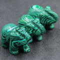 Huiying Natural Stone Carving Malachite Elephant Statue Sculpture For Home Decoration Gift Fenshui Items Crafts