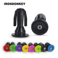 IRONDONKEY Bicycle Handle Bar Ends Expansion Handlebar Grips Stoppers Anti-slip Firm Handlebar for 23.5m Cycling Accessories