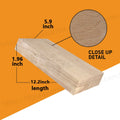 TaiLai Rectangle Precision Cut Rubber Wood Block for DIY Projects for Furniture