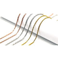 Wholesale 2mm Width Stainless Steel Customizable Bamboo Chain Stainless Steel Necklace