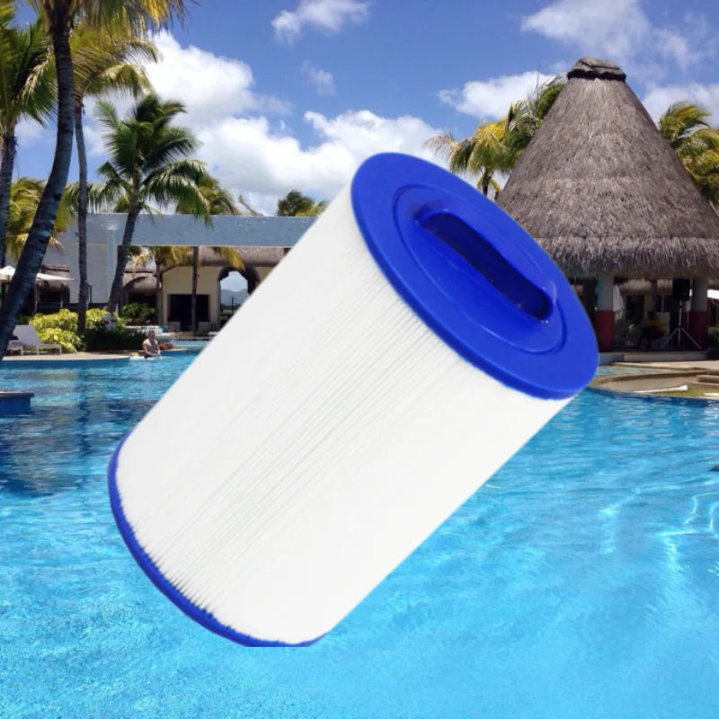 HeeYoo 45 Sqft Spa Filter Cartridges HY6CH-940 (PET+PP NSF ISO9001 Certified) Blue+White 6-Month Service Pool Tools Accessories