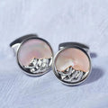 Limited Edition Eachother pink Pearl Shell Cufflinks Men's Light Luxury Accessories High-end Gift Cufflinks