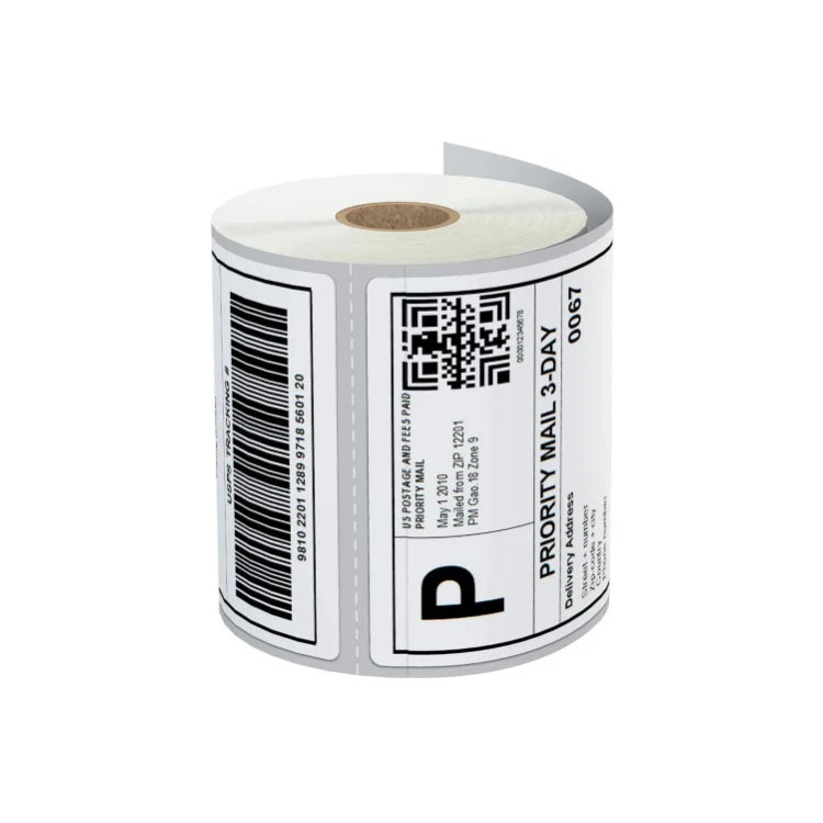 Wholesale Adhesive Thermal Sticker Label Anti-Theft Bar Code Thermal Sticker for Promotion