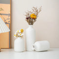 High-End Nordic Ceramic Vase Set Classic for Home Decor Elegant Dried Flower Arrangement Ornaments for Living Room Dining Table