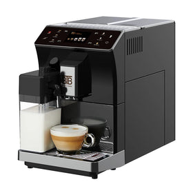 BTB Commercial Office Automatic Self Clean Cappuccino Latte Espresso Coffee Machine From Bean to Cup With Grinder