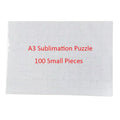Custom Logo A3 Jigsaw Puzzle Sublimation DIY Blanks Paper Puzzle