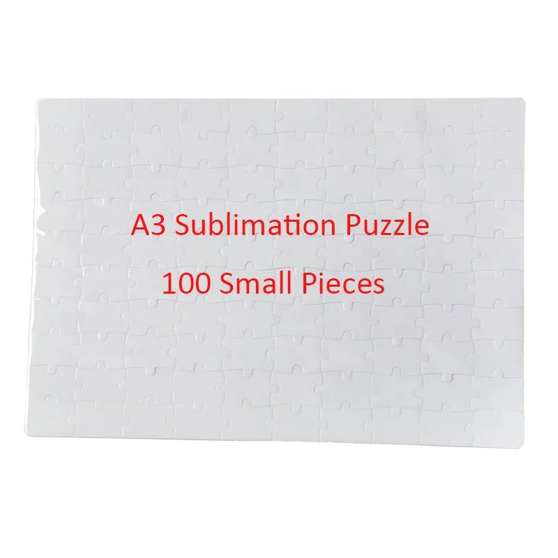 Custom Logo A3 Jigsaw Puzzle Sublimation DIY Blanks Paper Puzzle
