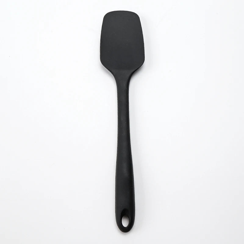 Silicone- Ergonomic Handle High Heat-Resistant Spatulas Non-stick Rubber Spatulas