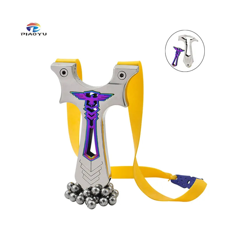 Piaoyu Color Stainless Steel Detachable Strong Magnetic Slingshot Precision Shooting Outdoor Hunting Slingshot