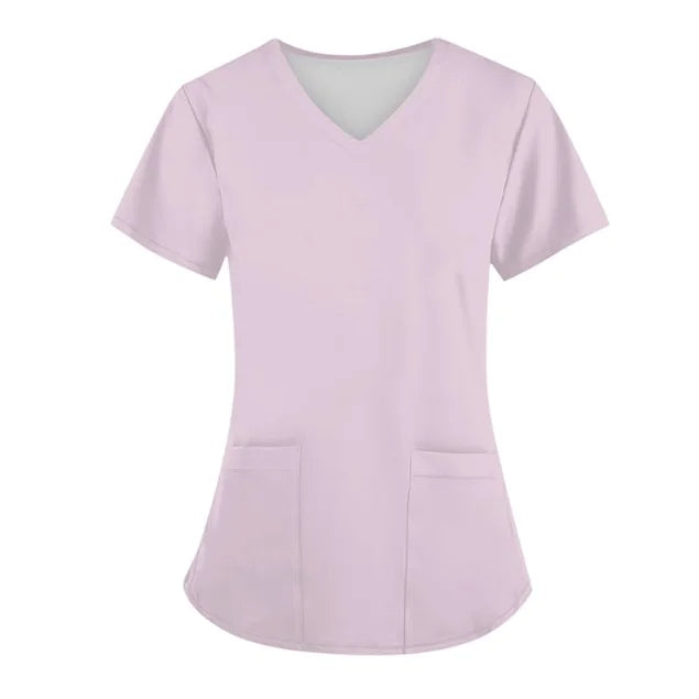72% Polyester 21% Rayon 7% Spandex V Neck Top Style Pants Nursing Nurse Work Hospital Uniform