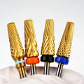 6mm 5 in 1 Pro Combined Cut Nail Drill Bit Multifunction Carbide Manicure Milling Cutter Electric Drill Acrylic Gel Polish Bits