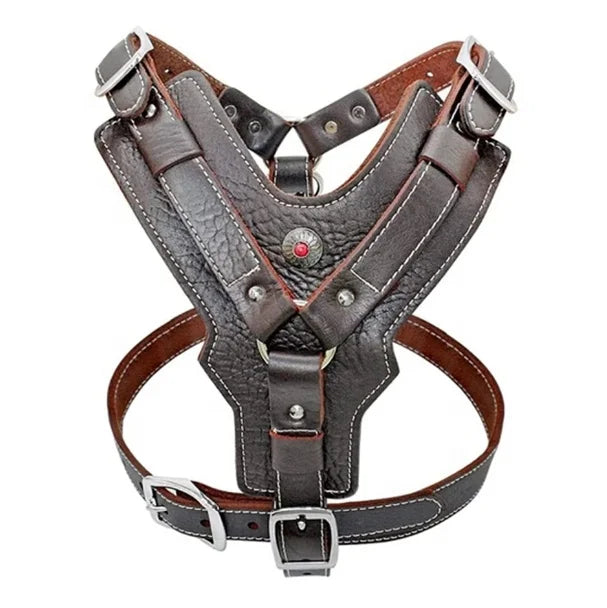 USMILEPET Medium and Large Dog Training Vest Cowhide Harness for Dogs Wholesale Sustainable PC Pet Training Set