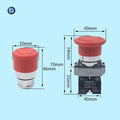 Discount Schneider Electric Elevator Emergency Stop Switch Button Mushroom Head ISO/CE Certified 12-Month Warranty ZB2-BE102C