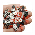 500g/Bag Mixed Playing Cards Dice Polymer Clay Slice Sprinkles for Nail Art Decoration DIY Crafts Slime Fillers