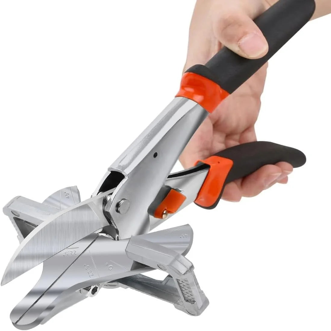 CHEVALIEROUS Industrial Stainless Steel Mult-Angle Shear Trim Cutter PVC Trunking Tube Angle Miter Gasket Hand Tool DIY ODM OEM