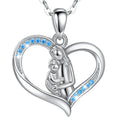 Merryshine 925 Sterling Silver Custom Mom Mother Son Daughter Pendant Necklace