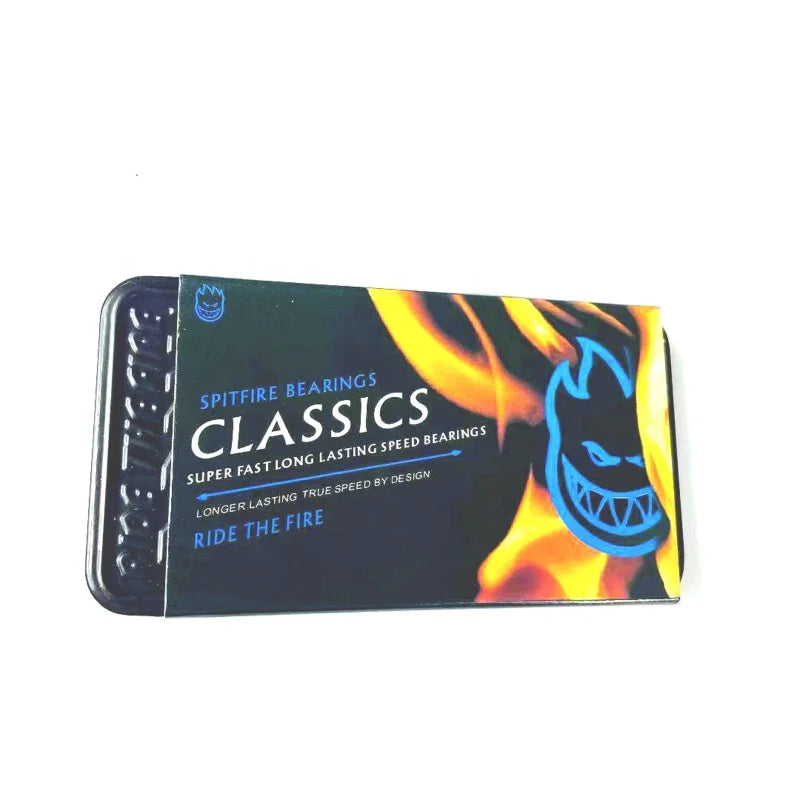 Spitfire Bearing Skateboard 608 Carbon Steel Metal Bearing 8 Pcs  High-speed Rotation Long-lasting Silent High-end Bearing