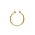 Fashion Real 14K Gold Filled Open 3.0mm Jewelry Beads Ring for Girl Women