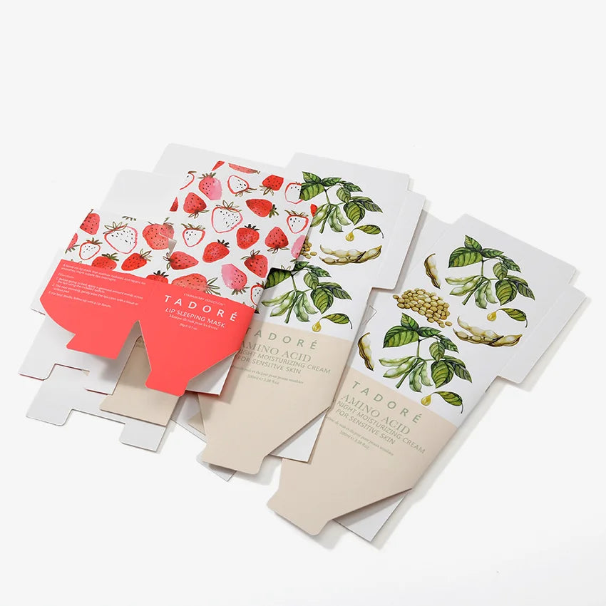 Custom Printed Beauty Products Packing Paper Box for Cosmetic