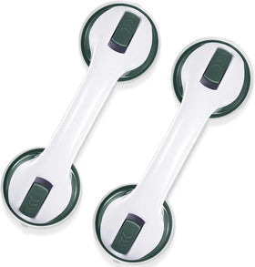 Heavy Duty ADA Compliant Suction Grab Bar No Drill Bathroom Safety Shower Handle for Elderly Seniors Handicap