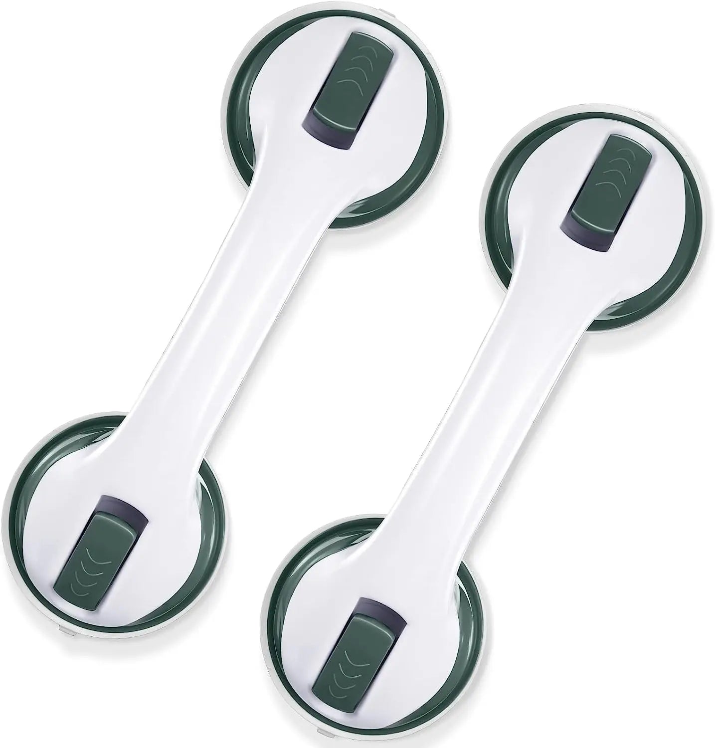 Heavy Duty ADA Compliant Suction Grab Bar No Drill Bathroom Safety Shower Handle for Elderly Seniors Handicap