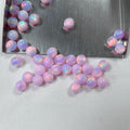10pcs Without Hole Aurora Colors 3mm 4mm 5mm Ball Cut Synthetic Nebula Opal Bead for Piercing Jewelry