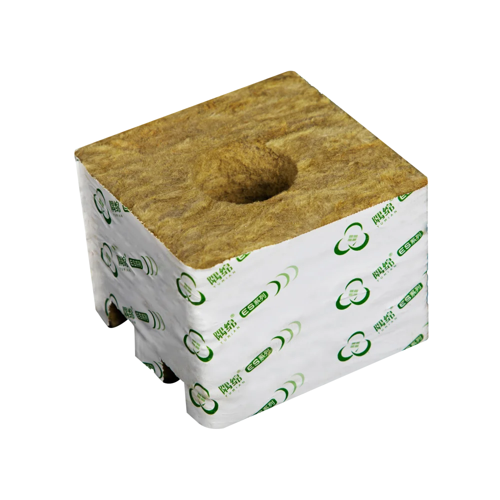 Hydroponic Rock Wool Growing Cubes for Plant 100x100x75mm Rock Wool Hydroponic Growing Block