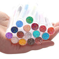 Wholesale Mix Color Clear Tube Diamond Lash Wand Mascara Wands for Lash ExtensionsDisposable Eyelash Brushes