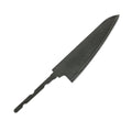 Amber Vg10 Damascus Steel 3LAYERS CLADDING Blade Blanks Kitchen Knife Blanks Black Finished DIY BLANK