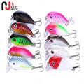 Wholesale 45mm 7g Wobblers Crankbait Fishing Tackle Hard Plastic Lures Crank Bait
