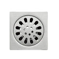 Stainless Steel Round Floor Drain 10x10cm Modern Design Anti-Corrosion Easy Installation for Kitchen Shower Bathroom
