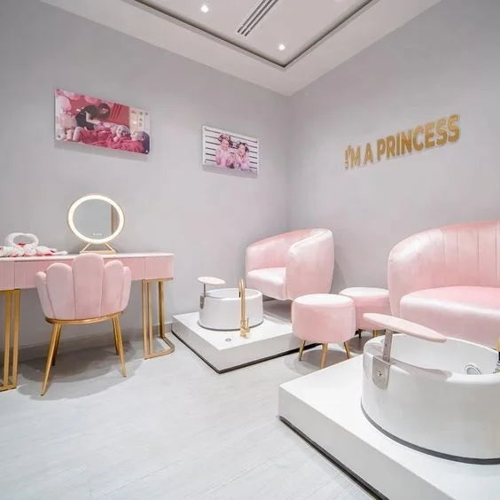 Luxury Nail Salon Spa Massage Chair Pedicure Chairs No Plumbing