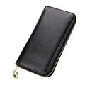 Fashion RFID Blocking Colorful Big Capacity Long Ladies Purse Wallets Leather Women