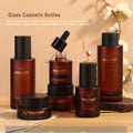 High Quality Thick Cosmetic Emulsion Spoid Glass Bottle Essential Oil Glass Serum Pipette Dropper Bottle Packaging Set