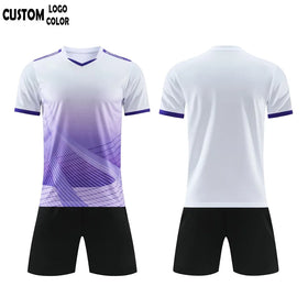 Unisex Custom Sportswear Suit Comfortable Breathable Quick-Drying Training Jersey for Football & Basketball Summer Team Uniform
