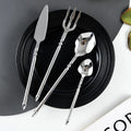 European Creative Neptune Trident 304 Stainless Steel Cutlery Fork Spoon Knife Set Restaurant Cutlery Set