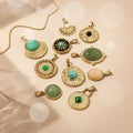 HB0015 Children's European American Enamel Shell Stainless Steel Bohemian Charm Pendant Colorful Jewelry DIY Necklace