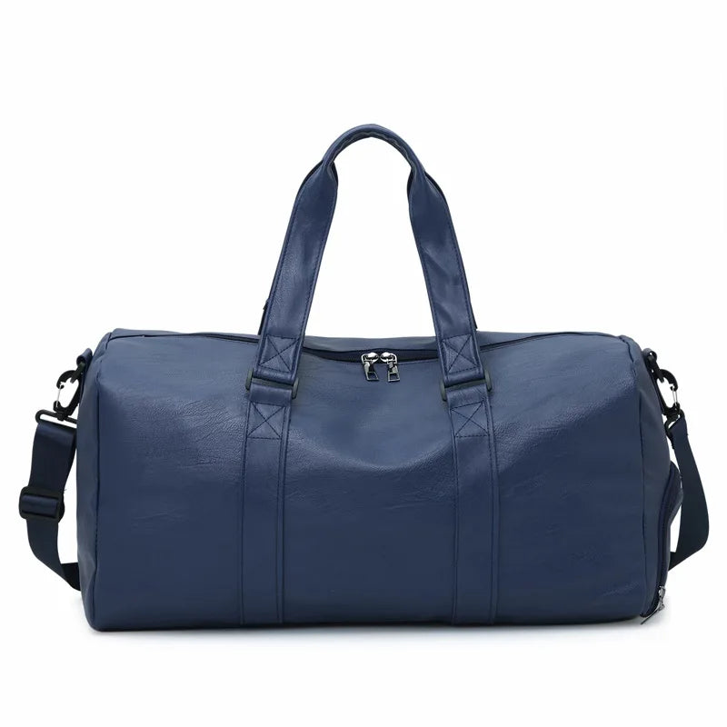 Pu Travel Fashion Duffel Bags Men Leather Duffle Bag for Men Travel Weekend Large Luggage Travel Bags
