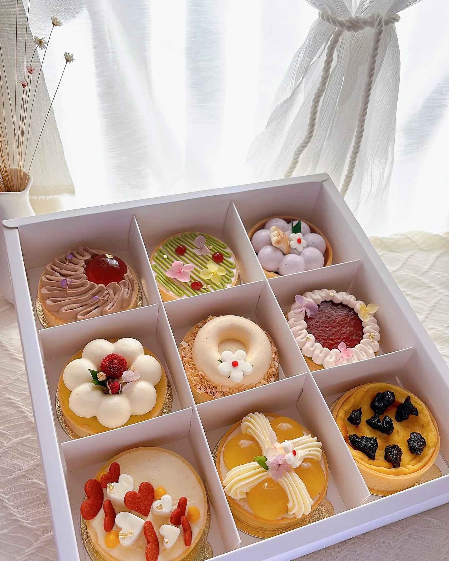 Clear Gift Confectionery Packaging Cupcake Mini Tart Chocolate Strawberry Packaging Valentine Cake Box