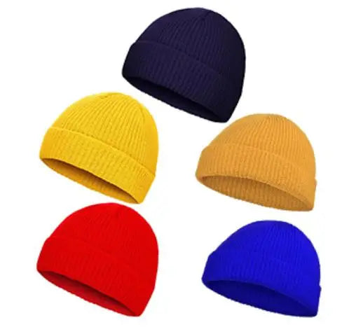 Kimtex High Quality Wholesale Customise Knitted Beanie Short Skull Cap Winter Hat