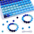 90pcs Multicolor 15mm Silicone Beads Macaron Color Scheme for Handmade Jewelry & Keychain Making DIY Accessory