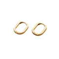 2022 NEW Fashion Earring 925 Sterling Silver Hoop Custom Gold Plated U Shape Earring Jewelry Women